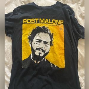 Post Malone concert tour tshirt 2019